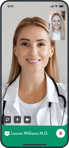 PocketDoc mobile app displayed on a smartphone