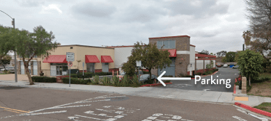 Parking entrance at Chula Vista