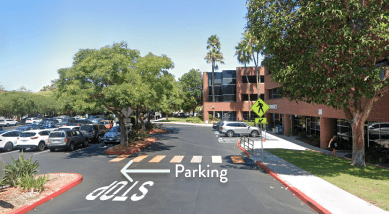 Parking entrance at Encinitas